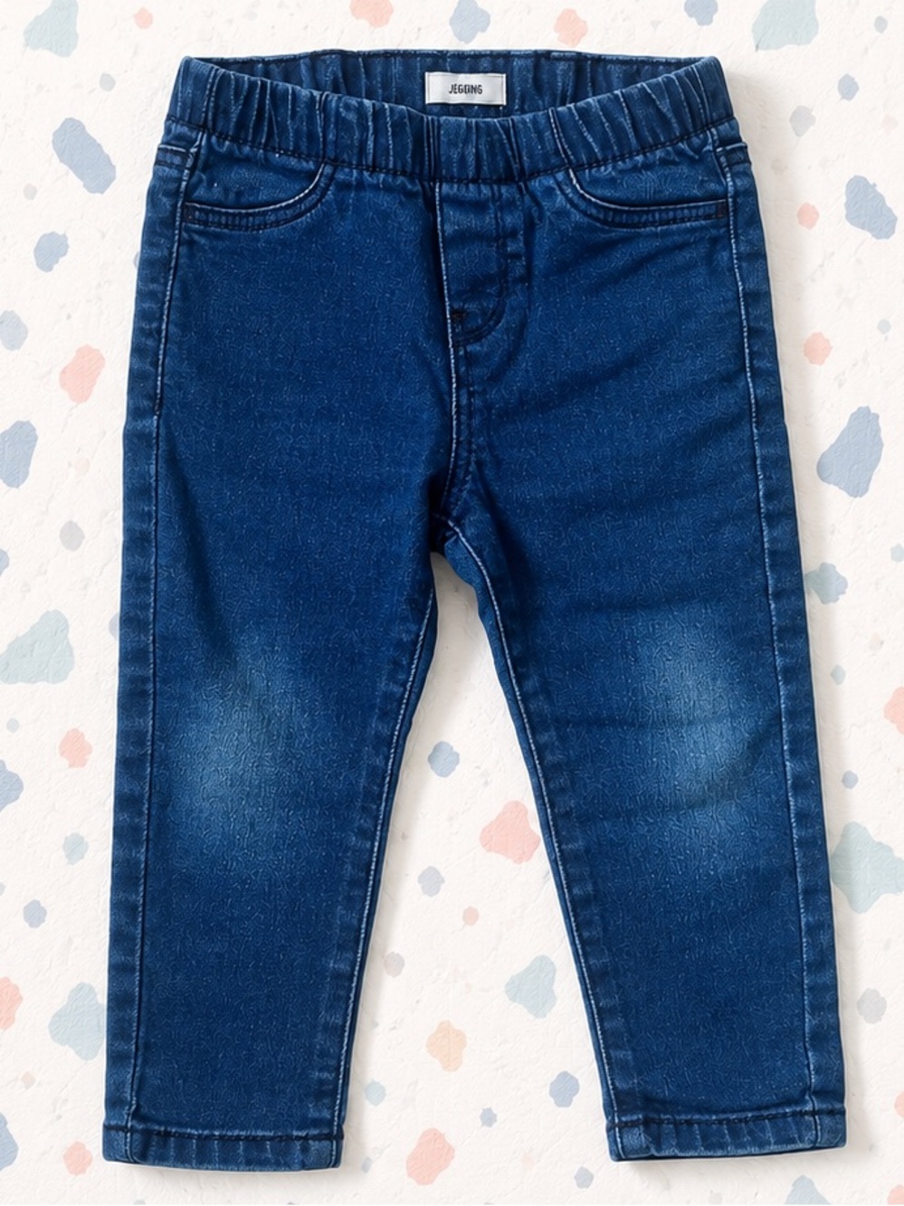OshKosh B'gosh Dark Blue Toddler Girl’s Denim Jeggings - 18 Months